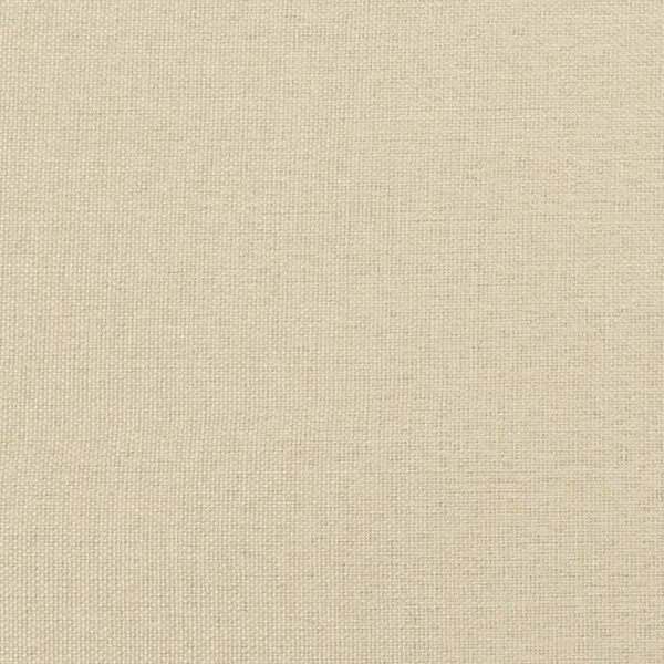 Madratsiga polsterdatud voodi Hvar peatsipadja ja lainelise raamiga, kreemjas kangas, 140 x 200 cm – 10