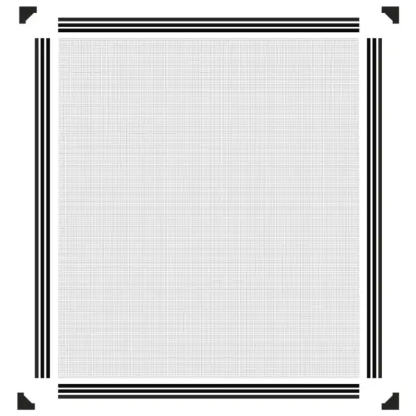 Magnetiga putukavõrk aknale, lõigatav, antratsiithall raam, 130 x 150 cm – 6