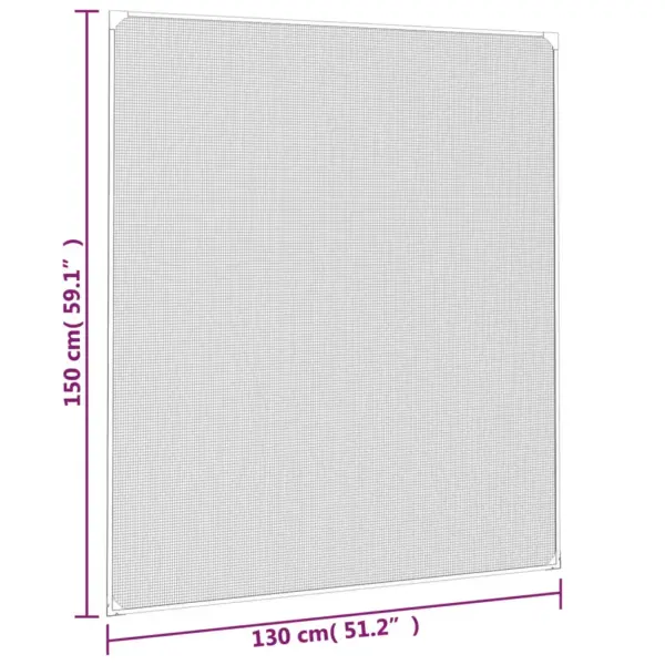 Magnetiga putukavõrk aknale, lõigatav, antratsiithall raam, 130 x 150 cm – 8