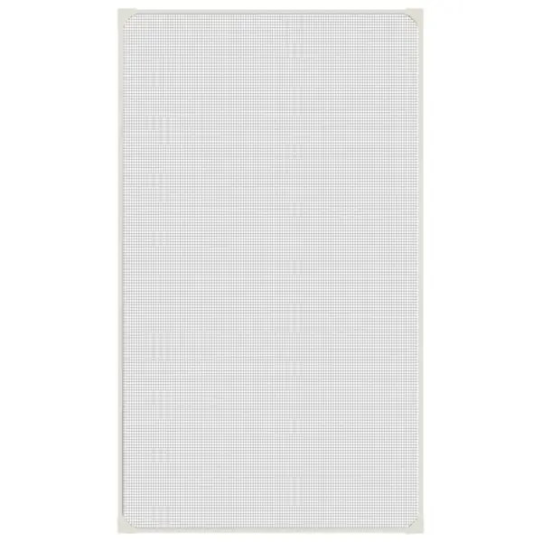 Magnetiga putukavõrk aknale, valge raam, must võrk, 80 x 140 cm – 3
