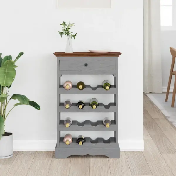 Mahagonipuidust veiniriiul antiikstiilis, 55 x 23 x 85 cm – 2