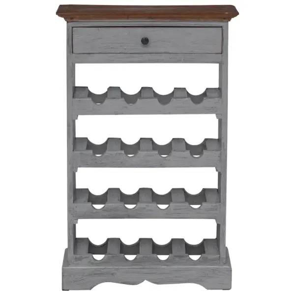 Mahagonipuidust veiniriiul antiikstiilis, 55 x 23 x 85 cm – 4