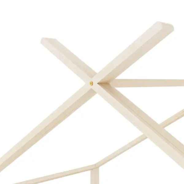 Maja raamiga lastevoodi, tugev männipuit, 90 x 200 cm – 8