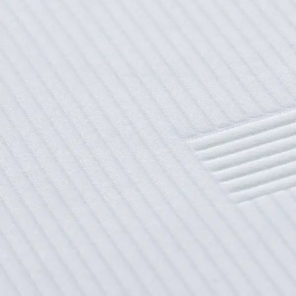 Mäluvahuga madratsitopper, valge žakaarkangas, 100 x 200 cm, 7 cm paksune – 9