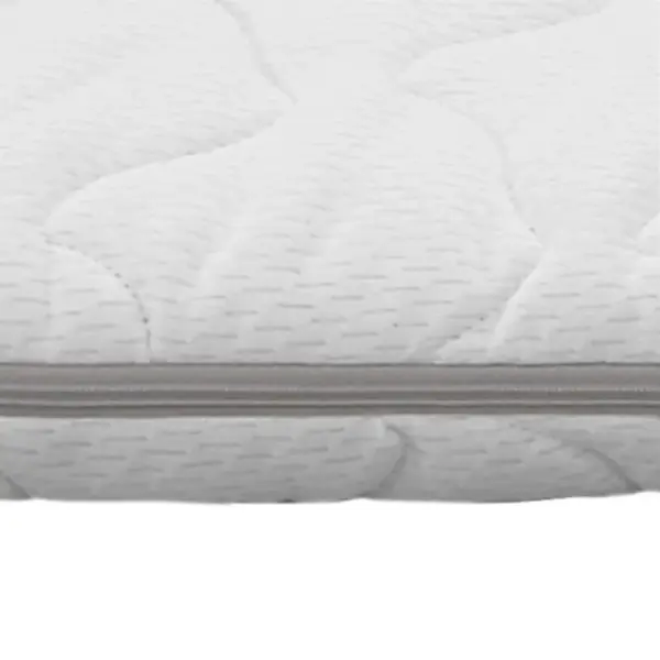 Mäluvahust pealismadrats 80 x 200 cm, 6 cm, valge-sinine, pestava kattega – 5