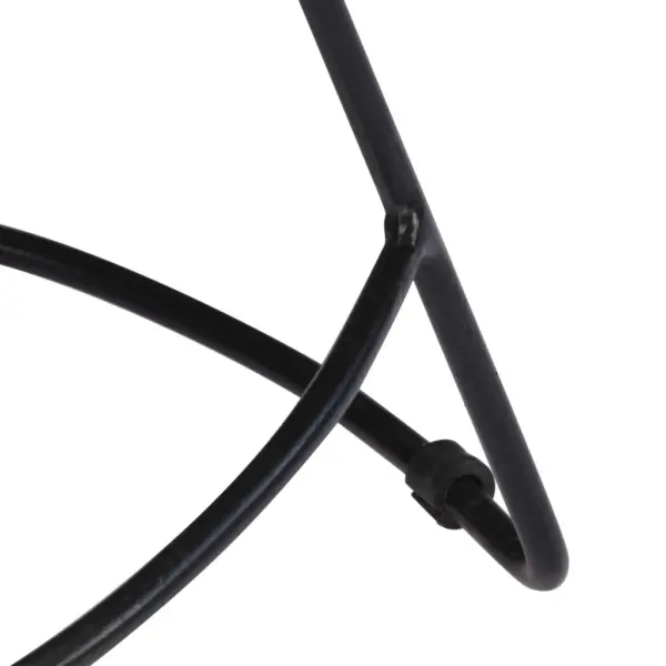 Mangopuidust baaripukid metallraamiga, industriaalstiilis, 2 tk, pruun ja must, 45 x 40 x 62 cm – 7