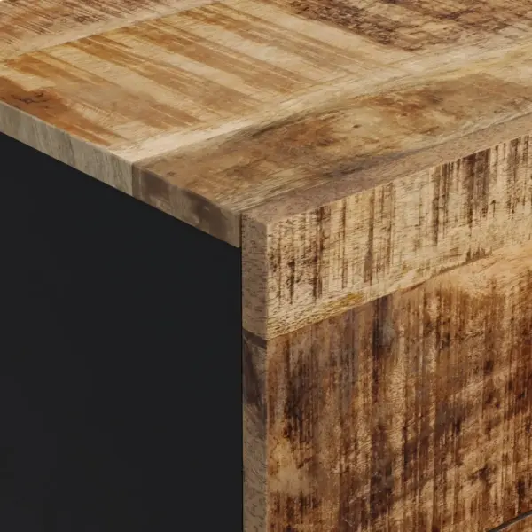 Mangopuidust kummut 3 sahtliga, 40 x 33,5 x 75 cm - 6