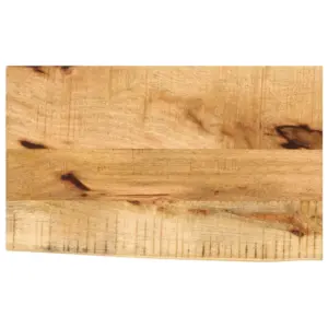 Mangopuidust lauaplaat ühe naturaalse servaga, 60 x 30 x 3,8 cm