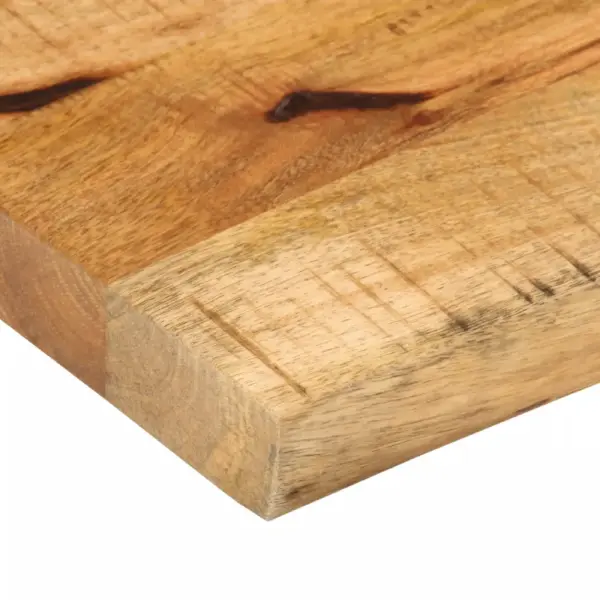 Mangopuidust lauaplaat ühe naturaalse servaga, 60 x 30 x 3,8 cm - 6