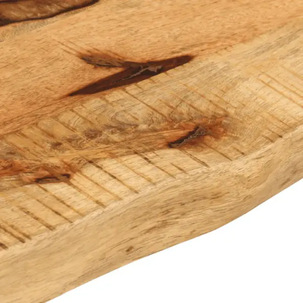 Mangopuidust lauaplaat ühe naturaalse servaga, 60 x 30 x 3,8 cm - 7