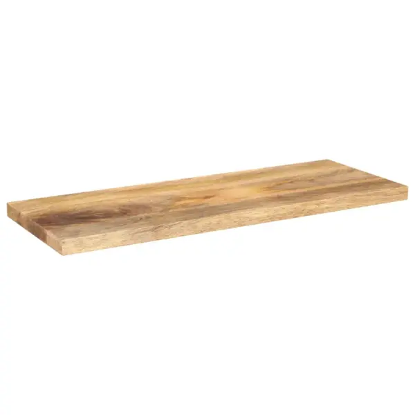 Mangopuidust ristkülikuline lauaplaat, naturaalne, 80 x 20 x 2,5 cm - 2