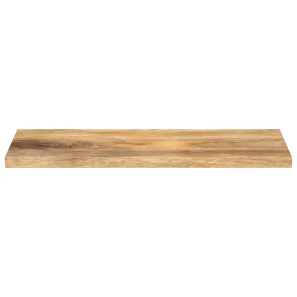 Mangopuidust ristkülikuline lauaplaat, naturaalne, 80 x 20 x 2,5 cm - 3