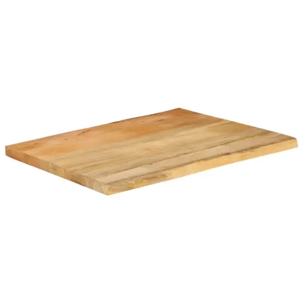Mangopuidust lauaplaat naturaalsete servadega, 80 x 60 x 3,8 cm - 2