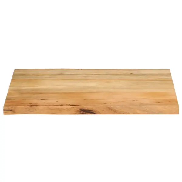 Mangopuidust lauaplaat naturaalsete servadega, 80 x 60 x 3,8 cm - 3