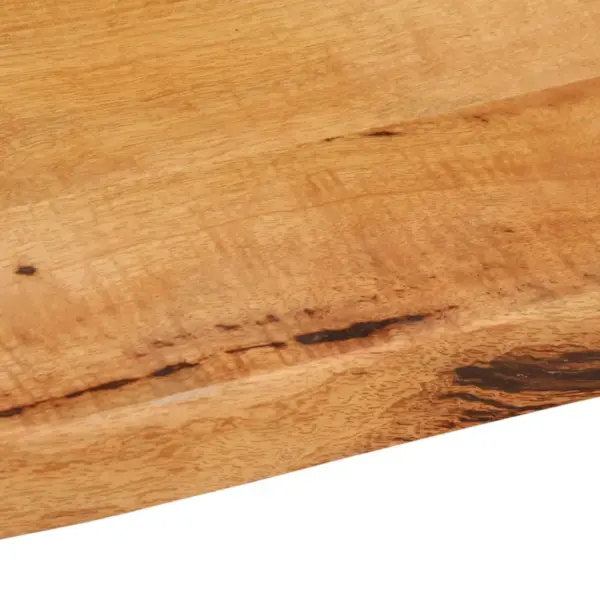 Mangopuidust lauaplaat naturaalsete servadega, 80 x 60 x 3,8 cm - 7