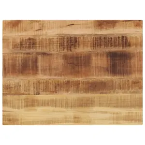 Töötlemata mangopuidust ristkülikukujuline lauaplaat 90 x 60 cm