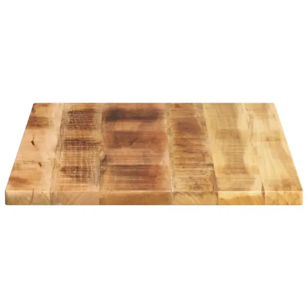 Töötlemata mangopuidust ristkülikukujuline lauaplaat 90 x 60 cm - 4