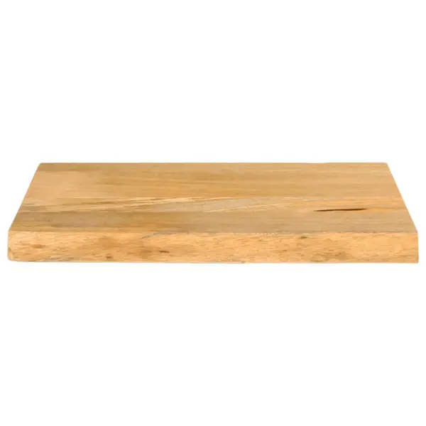 Lauaplaat naturaalse servaga mangopuidust, pruun, 60 x 30 x 3,8 cm - 3