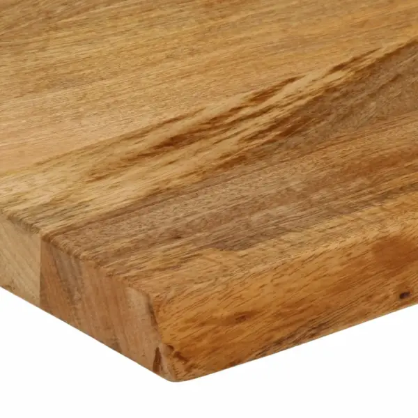 Lauaplaat naturaalse servaga mangopuidust, pruun, 60 x 30 x 3,8 cm - 6