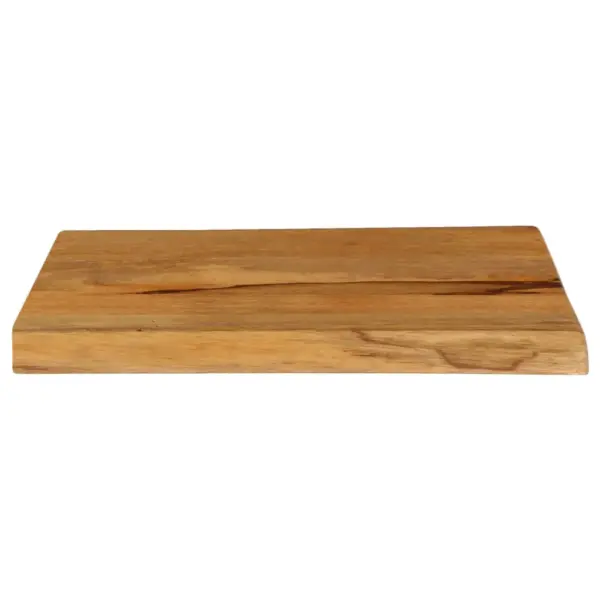 Mangopuidust lauaplaat naturaalsete servadega, 60 x 40 x 2,5 cm, pruun - 3