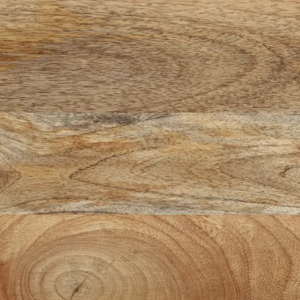 Mangopuidust öökapid 2 tk, pruun-valge, ühe sahtliga, 40 x 33 x 46 cm - 11