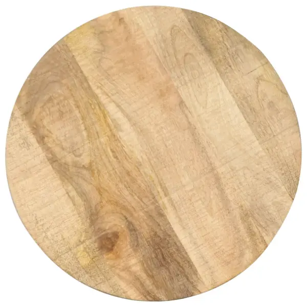 Reguleeritava kõrgusega lisalaud mangopuidust ja malmist, 45 x 45–62 cm – 3