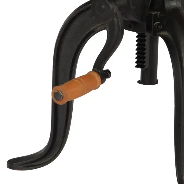 Reguleeritava kõrgusega lisalaud mangopuidust ja malmist, 45 x 45–62 cm – 4