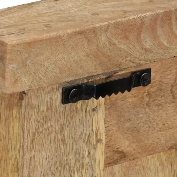 Seinale kinnitatavad mangopuidust riidenagid 4 konksuga, 2 tk, 38 x 100 cm – 8