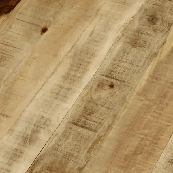 Ümar mangopuidust kohvilaud riiuliga, pulbervärvitud terasraamiga, 65 x 32 cm – 11