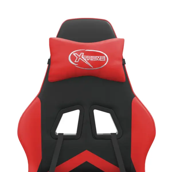 Reguleeritav mänguritool jalatoega, must-punane kunstnahk – 11