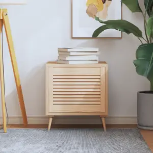 Lamellidega männipuidust kapiuks, töötlemata, pruun, 39,5 x 49,4 cm