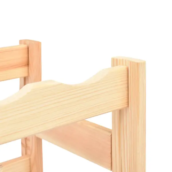 Männipuidust veiniriiul 30 pudelile, beež, 53 x 25 x 86 cm – 4