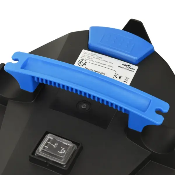 Märg- ja kuivtolmuimeja puhuriga, 1200 W, 30 l roostevabast terasest, hõbedane – 8