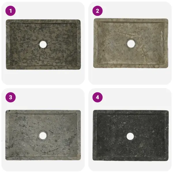 Marmorvalamu, kõrgläikega hall, 45 x 30 x 12 cm – 9