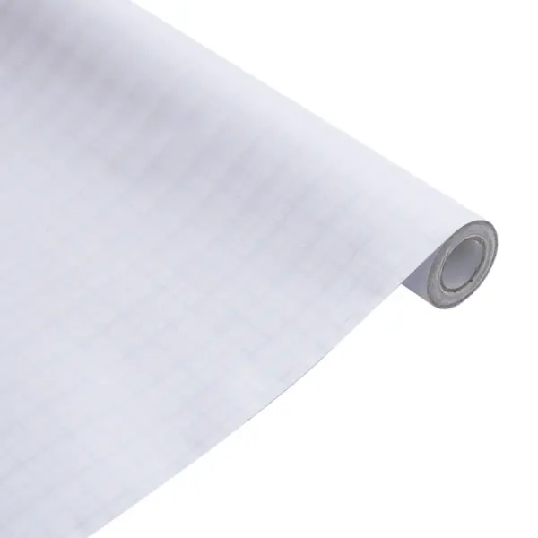 Matt triibuline iseliimuv aknakile privaatsuseks, valge, 60 x 2000 cm, PVC – 7