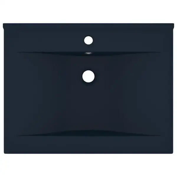 Kandiline keraamiline valamu kraaniavaga, matt tumesinine, 60 x 46 cm – 3