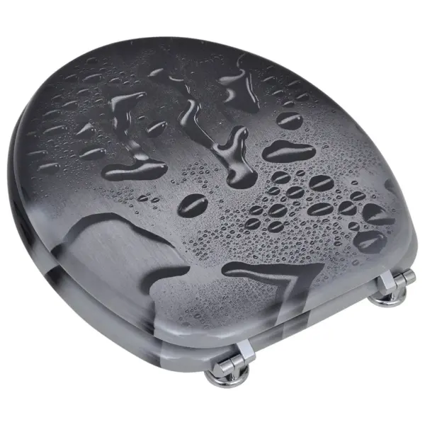 MDF-ist prill-laud kaanega, veetilkade mustriga, mitmevärviline – 3