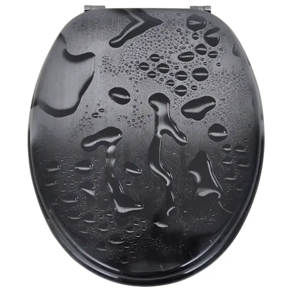 MDF-ist prill-laud kaanega, veetilkade mustriga, mitmevärviline – 4