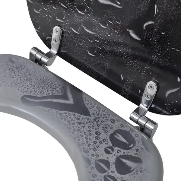 MDF-ist prill-laud kaanega, veetilkade mustriga, mitmevärviline – 7