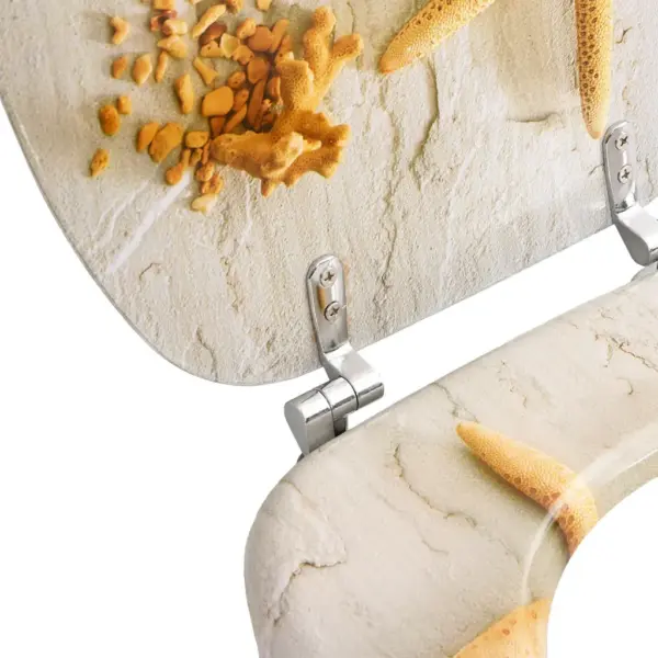 WC prill-laud meritähe disainiga, hall MDF, reguleeritavad hinged – 6