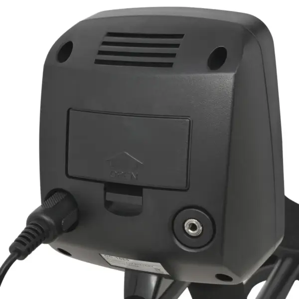 Metallidetektor LED-näidikuga, must, veekindla otsikuga, tuvastamissügavus kuni 300 cm – 5