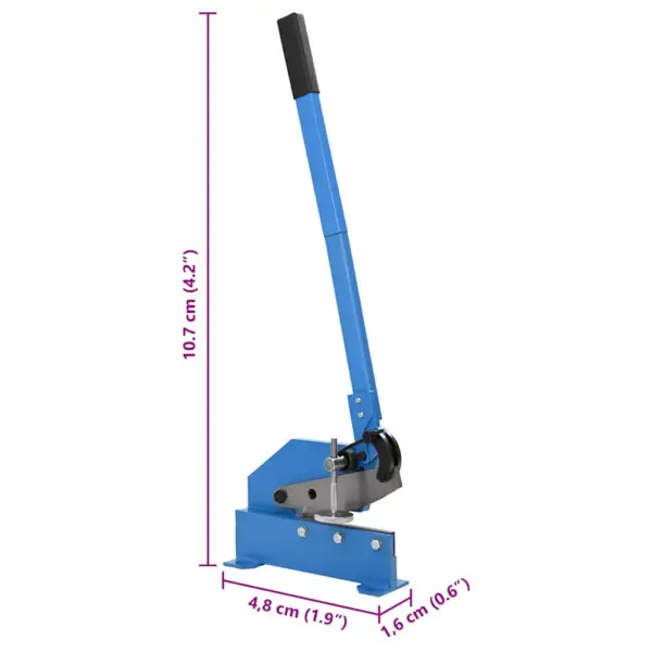 Metallilõikur 300 mm, sinine, 200 mm karastatud terasteraga – 8