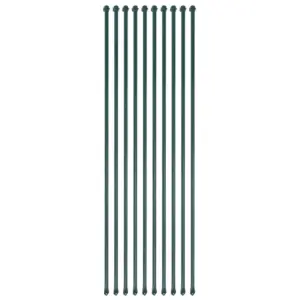 Metallist aiapostid taimede kaitseks, roheline, 1,5 m, 10 tk