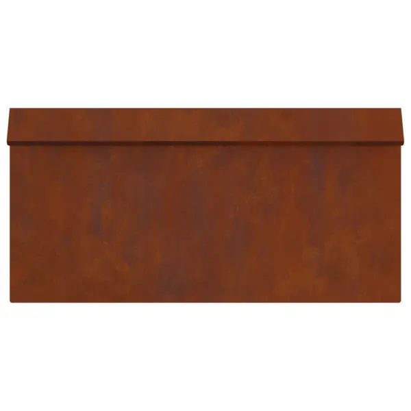 Metallist peenraäärised aiale, 16 tk, roostepruun teras, 50 x 3,5 x 25 cm – 6