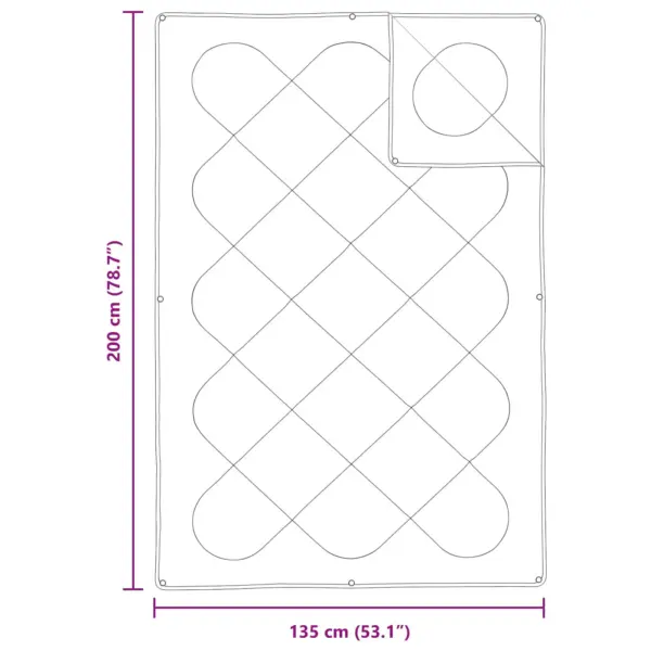 2-osaline valge mikrokiust teki ja padja komplekt, 135 x 200 cm – 8