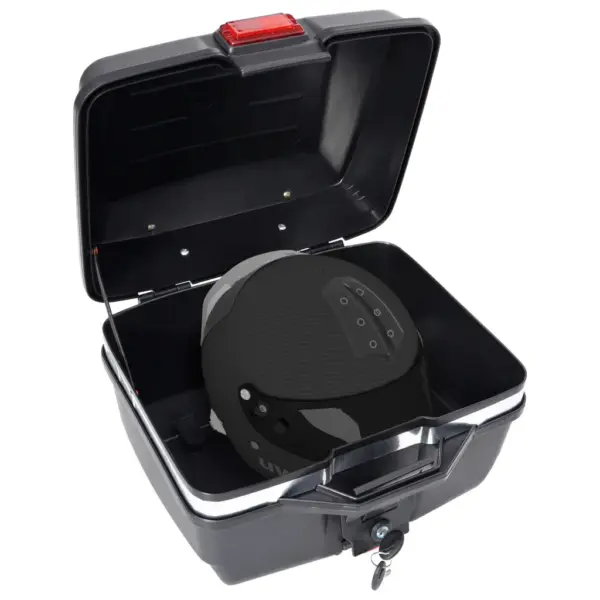 Mootorratta tagakohver 24 l ühele kiivrile, must, veekindel – 5