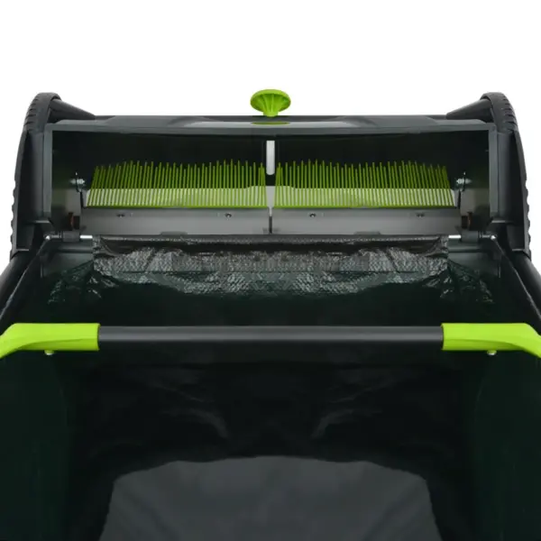 Murukoguja käsitsi lükatav, 103 l kogumiskott, must ja roheline, tööala laius 55 cm – 6