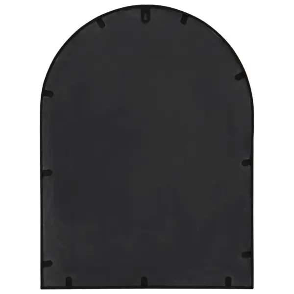 Dekoratiivne aiapeegel musta metallraamiga, 60 x 45 cm, õue – 4