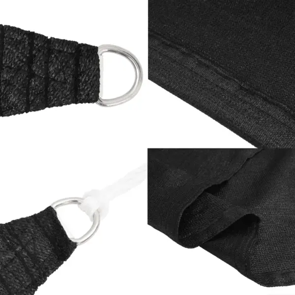 160 g/m² HDPE päikesepuri, must, ristkülikukujuline, 5 x 7 m – 6