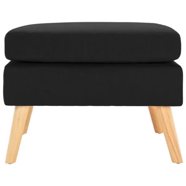 Must kangast jalapink männipuidust jalgadega, 54 x 54 x 43,5 cm – 2